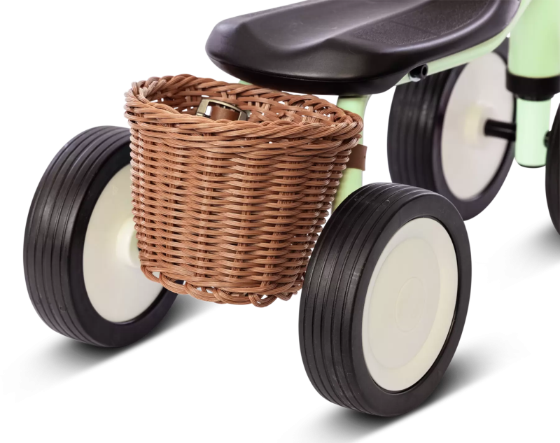 PUKYLINO BUNDLE rowerek biegowy z koszyczkiem 1+ Jeździk green pastell green