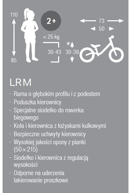 PUKY LR M rowerek biegowy dla dziecka od 2 lat Perky Purple