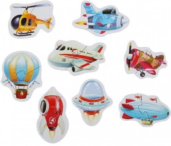 Puzzle dwuelementowe Samoloty - Puzzlika