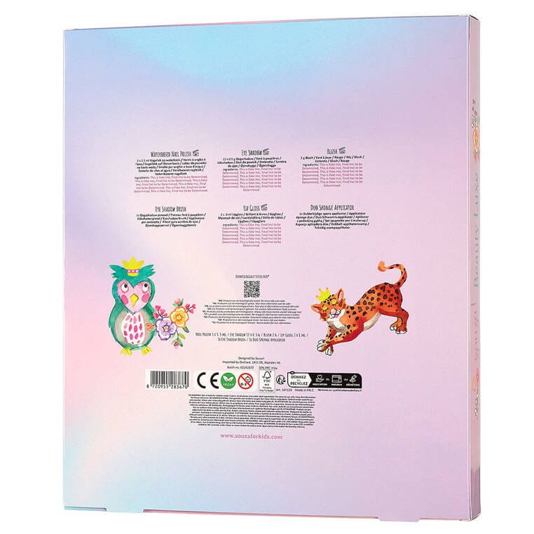 Kosmetyki do makijażu dla dzieci i lakiery zestaw Księżniczki Souza!