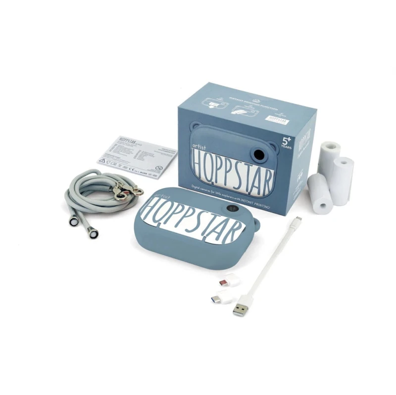 Aparat fotograficzny dla dzieci z drukarką Hoppstar Artist Denim