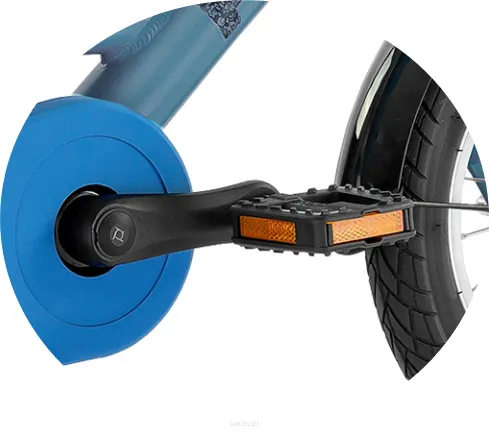 Rower dziecięcy z bagażnikiem PUKY YOUKE 16' breezy blue