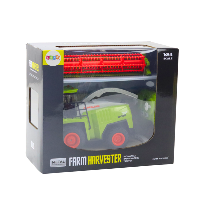 Kombajn rolniczy zdalnie sterowany z hederem Lean Toys