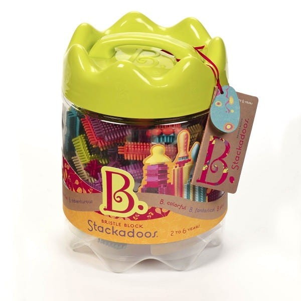 B.toys - klocki jeżyki w słoju Stackadoos in Jar