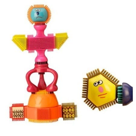 B.toys - klocki „jeżyki” z buźkami duży zestaw Spinaroos