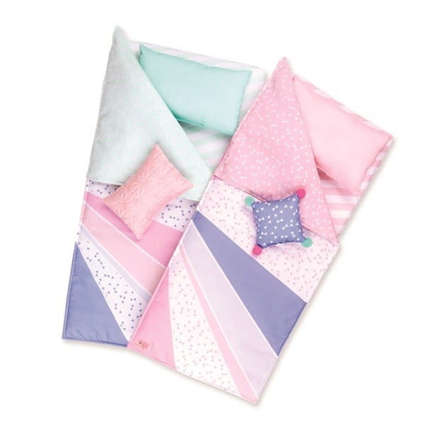 Piętrowe łóżko dla Lalek 55 cm lila - Our Generation