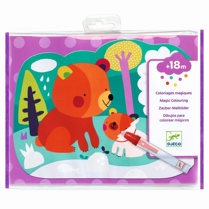 Wodne kolorowanki Ukryte w Lesie - Djeco