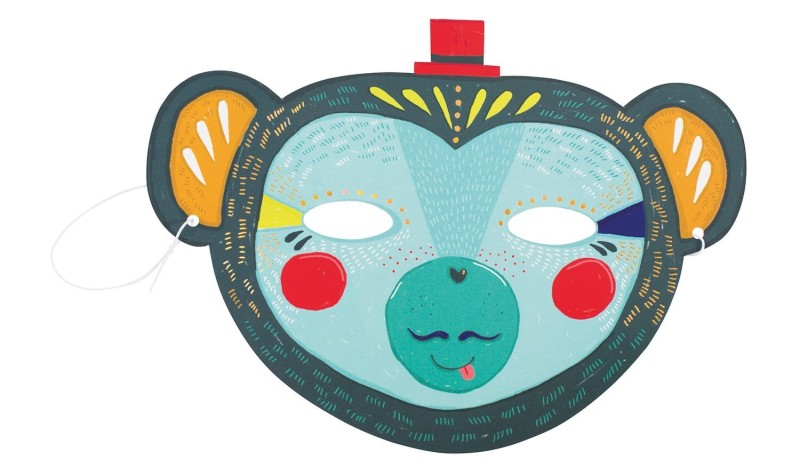 Maski Zwierzęta Oni 6 szt. - Moulin Roty