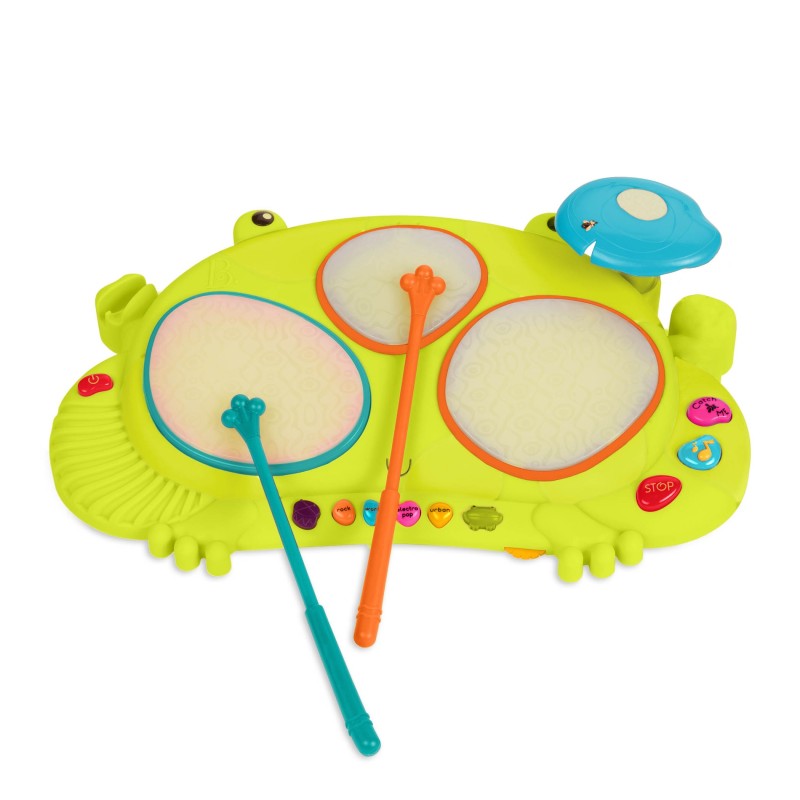 Perkusja dla Dzieci Żaba Ribbit-tat-tat Nowa - b.toys