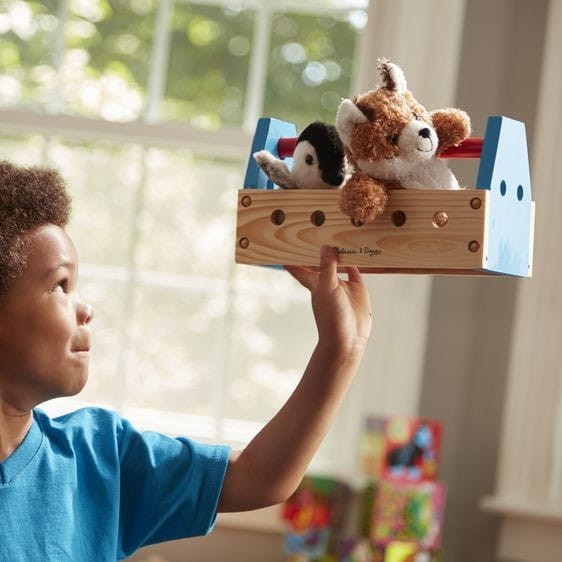 Skrzynka z Drewnianymi Narzędziami i Śrubami - Melissa &Doug