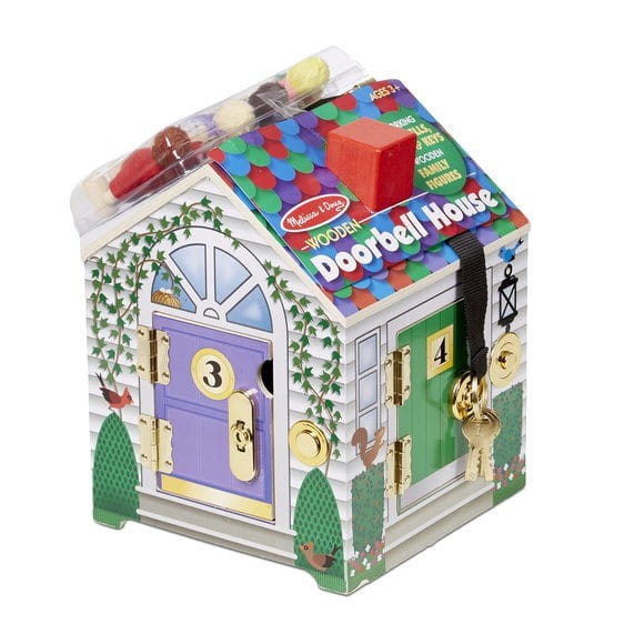 Domek Edukacyjny 4 Zamki, Kulczyki, Dzwoni, Laleczki - Melissa & Doug