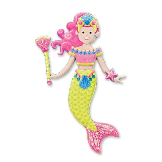 Wypukłe Naklejki Syrenki - Melissa & Doug