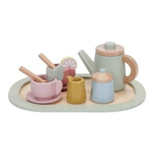 Drewniany zestaw herbaciany Tea set - Little Dutch