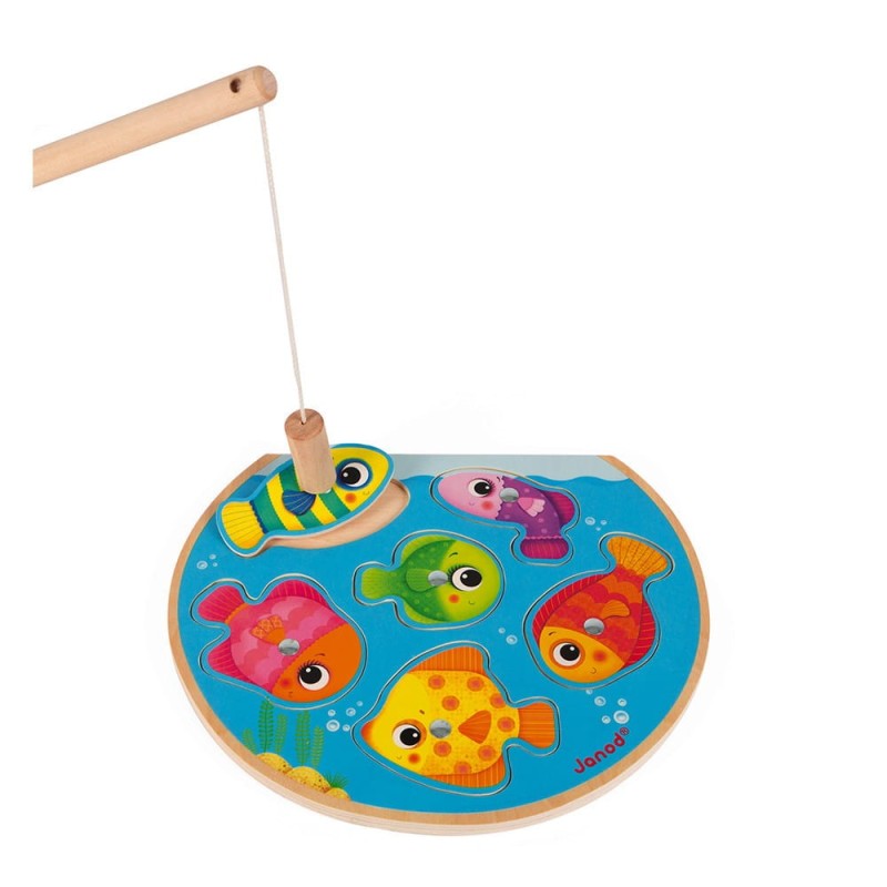Łowienie Rybek Puzzle z Wędką - Janod