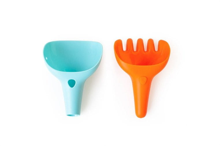 Łopatka + Grabki Raki Vintage Blue + Mighty Orange - Quut