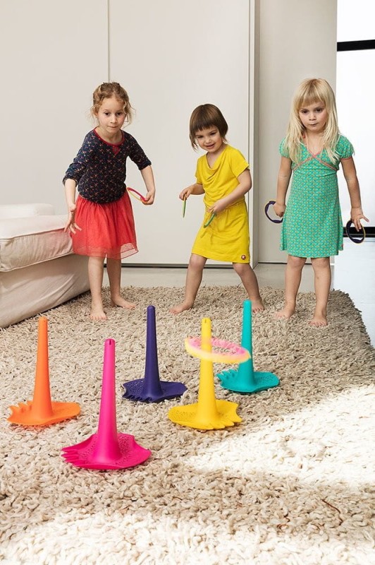 Łopatka Grabki Sitko Lejek Triplet Calypso Pink - Quut