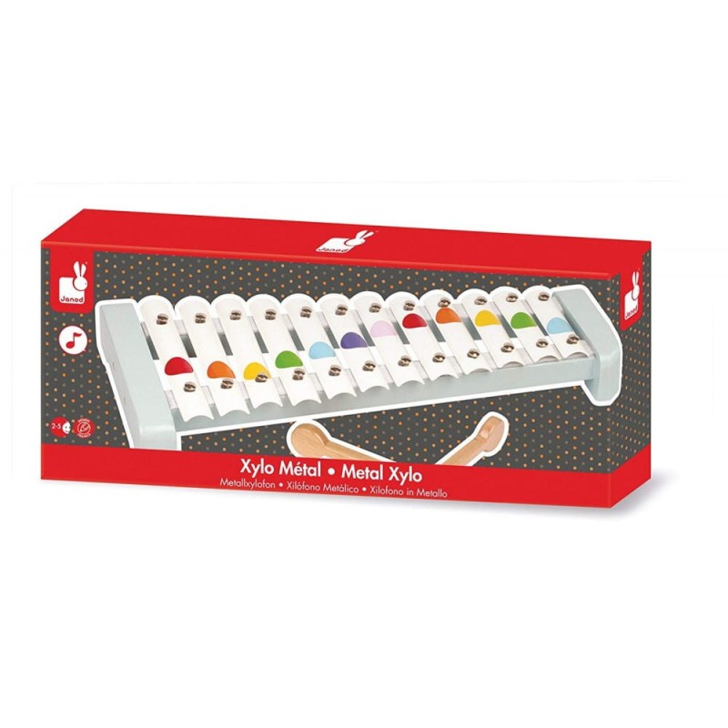 Cymbałki 12 Tonowe Metalowe Confettii - Janod