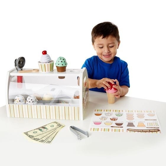 Lodziarnia Scoop & Serve Ice Cream Counter  - Melissa & Doug
