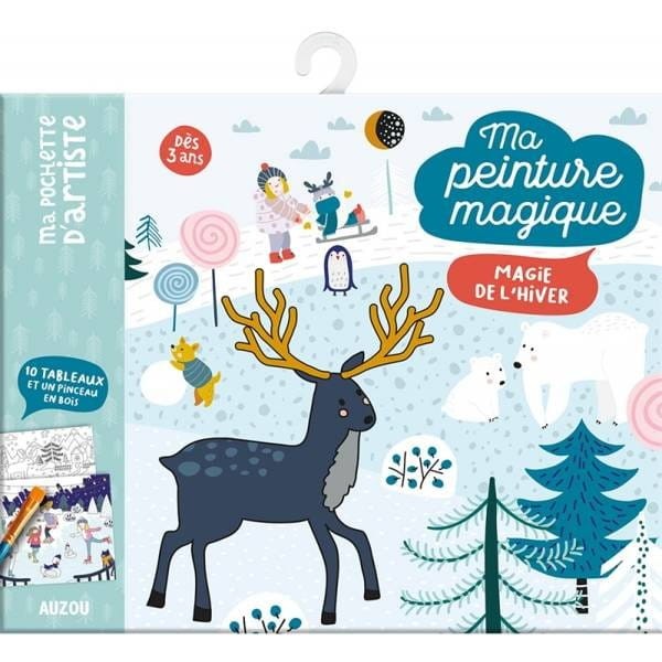 Wodne kolorowanki Magiczna Zima - Auzou