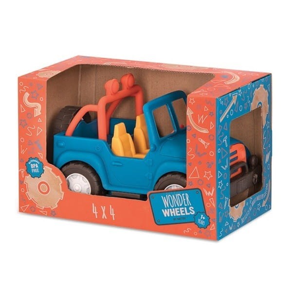 Niebieski Jeep 4x4 - Wonder Wheels