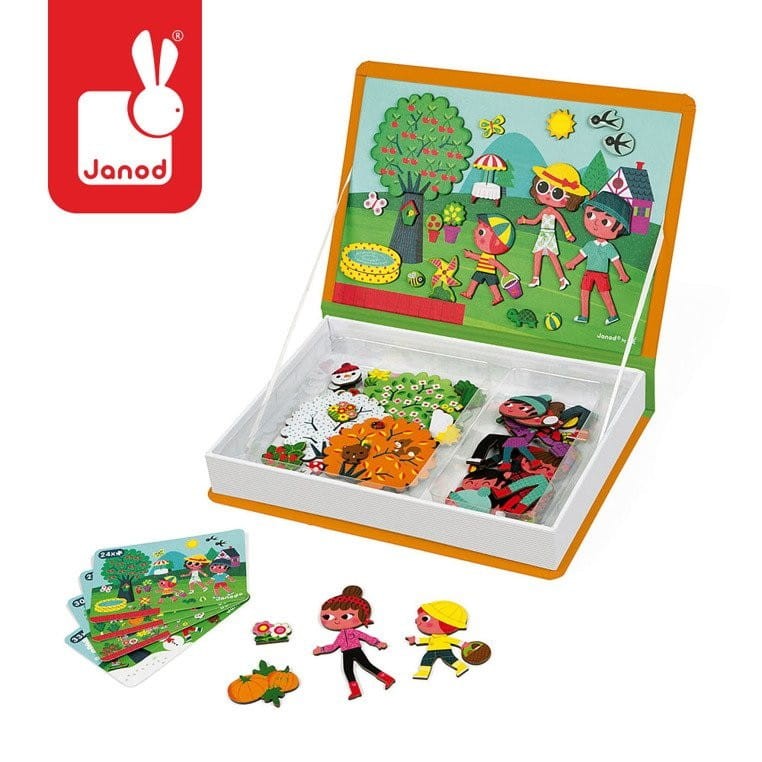 Magnetyczna Układanka 4 Pory Roku Magnetibook - Janod