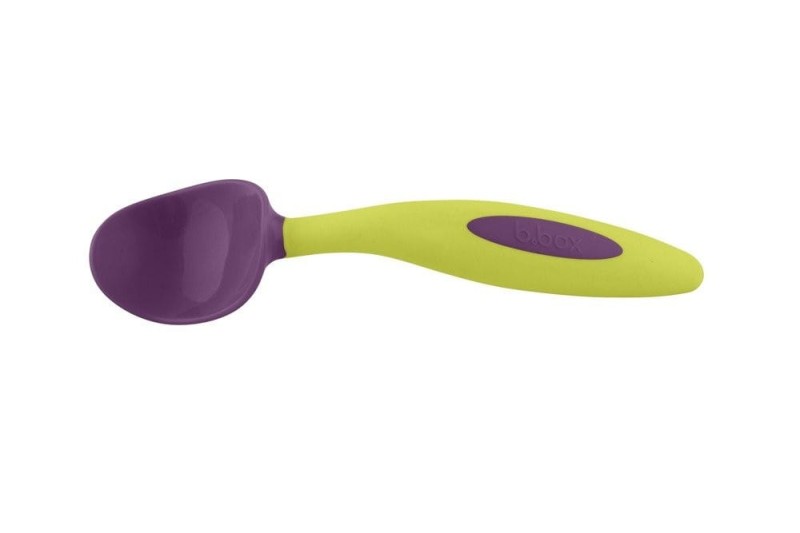 B.box - pierwsze sztućce do nauki jedzenia Toddler cutlery set fiolet