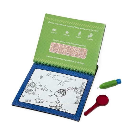 Wodna Kolorowanka z Lupą Water Wow Zwierzęta - Melissa & Doug
