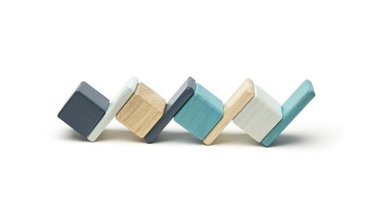 Drewniane klocki magnetyczne Pocket Pouch Original Blues - Tegu