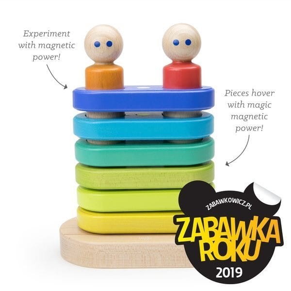 Drewniane klocki magnetyczne BABY & TODDLER Układanka - Tegu