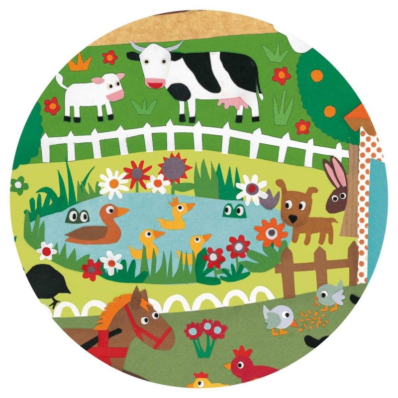 Puzzle obserwacyjne Farma 35 el. - Djeco