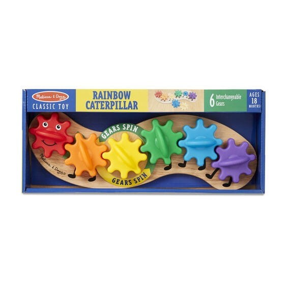 Układanka Kolorowa Gąsienica Koła Zębate dla Dzieci - Melissa & Doug