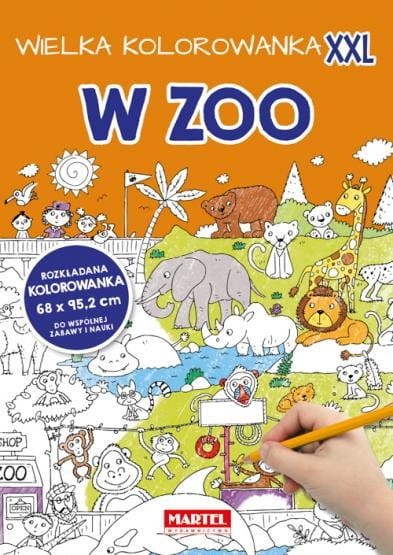 Wielka kolorowanka XXL w Zoo