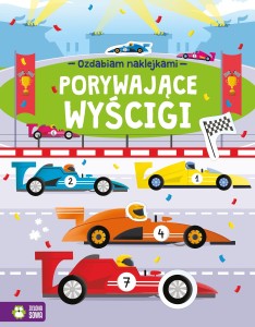 Ozdabiam naklejkami. Porywające wyścigi Album z Zadaniami