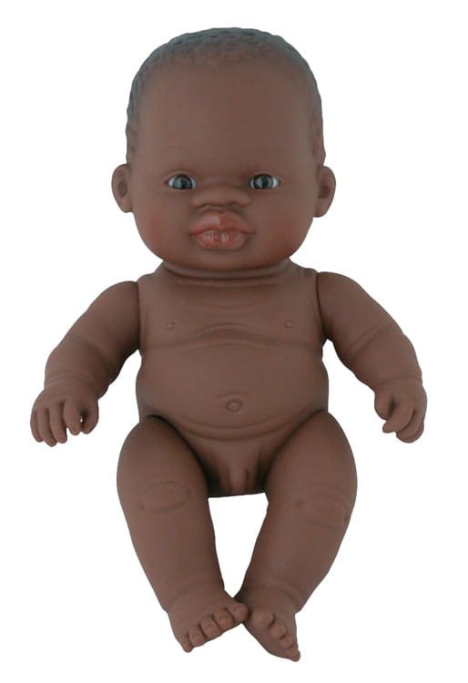 Pachnąca Lalka Chłopiec Afrykańczyk 21cm - Miniland Doll