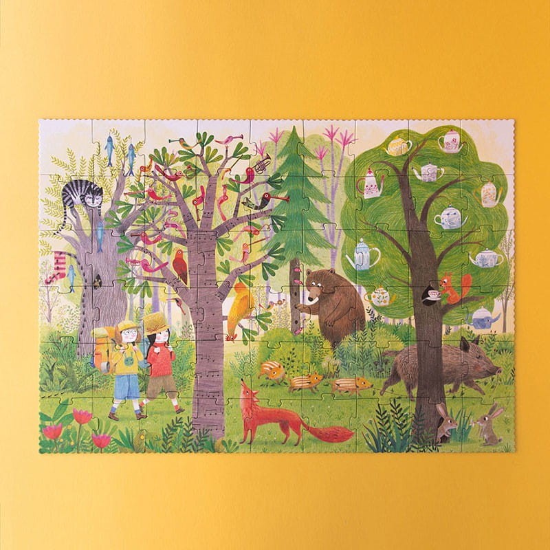 Puzzle dwustronne 54 el. Dzień i Noc - Londji