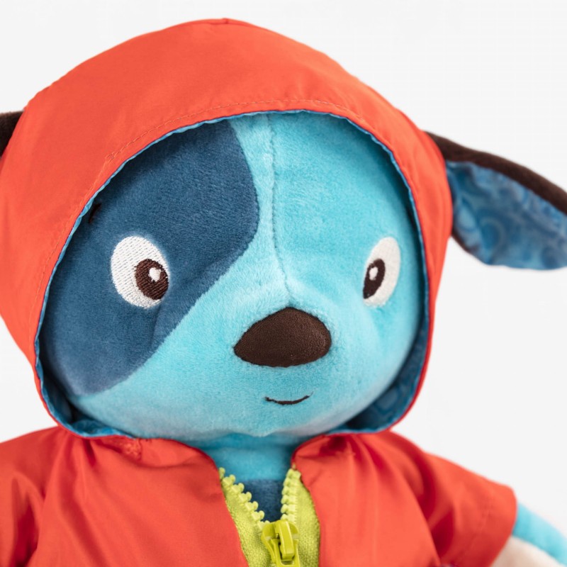 Piesek chichotek do nauki ubierania Giggly Zippies Woofy - b.toys