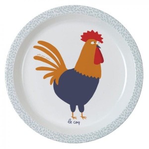 Talerzyk z melaminy 18 cm Farma - Petit Jour Paris