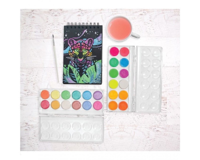 Farby akwarelowe neonowe Chroma Blends - Ooly