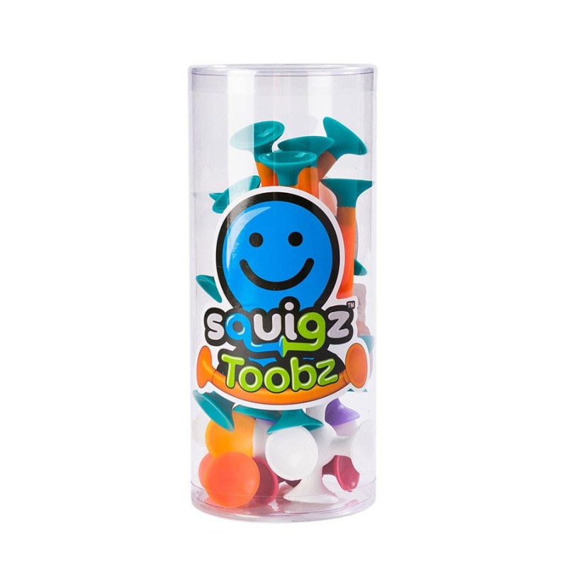 Klocki Silikonowe Przyssawki Squigz Toobz - Fat Brain Toys