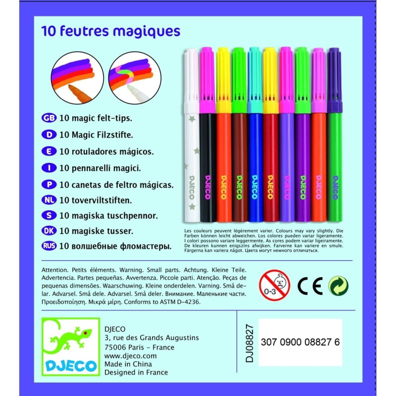 Flamastry Zmieniające Kolor - Djeco