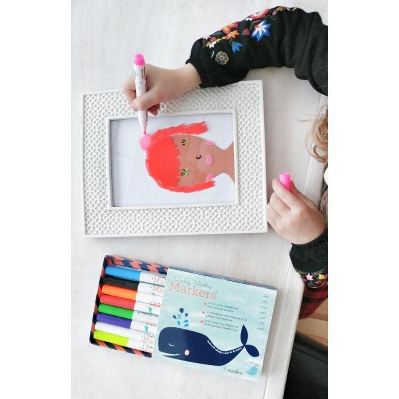 Markery do różnych powierzchni Wishy Washy - Jaq Jaq Bird