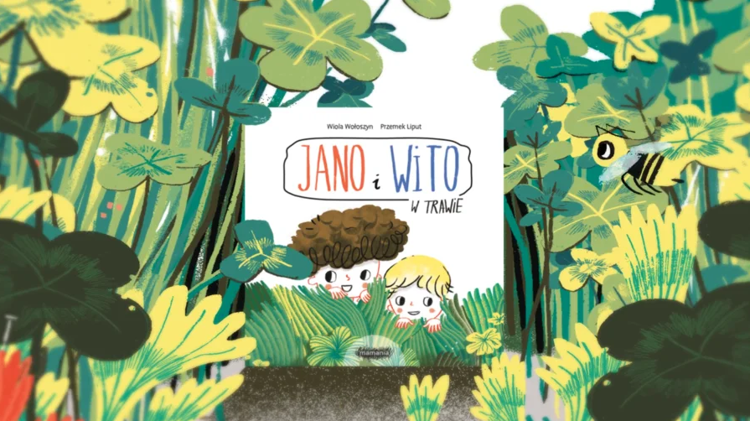 Jano i Wito w trawie - Wiola Wołoszyn