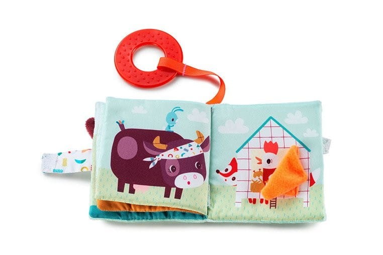 Miękka książeczka z zawieszką Farma - Lilliputiens