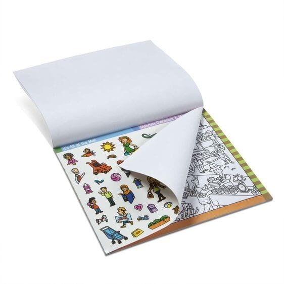 Kolorowanka z naklejkami Miasto - Melissa & Doug