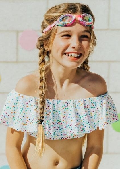 Okularki dziecięce do pływania Gwiazdki - Bling2O