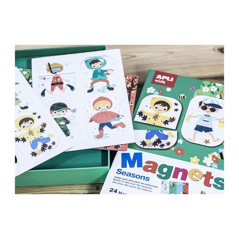 Magnetyczna układanka Pory roku - Apli Kids