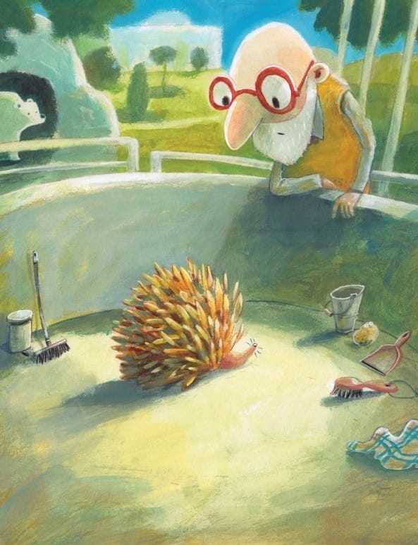 Wielkie mycie zębów w zoo. Książka z plakatem