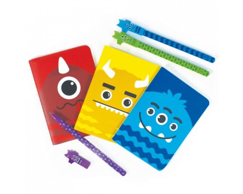 Długopisy Żelowe 4szt. Połączone Potworki - Ooly