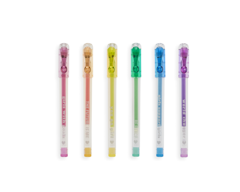 Pachnące Mini Długopisy Żelowe Pastelowe 6 szt. - Ooly
