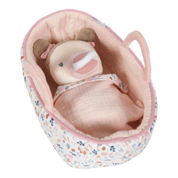 Lalka Dzidziuś w Gondoli z Akcesoriami Baby Rosa 26 cm - Little Dutch